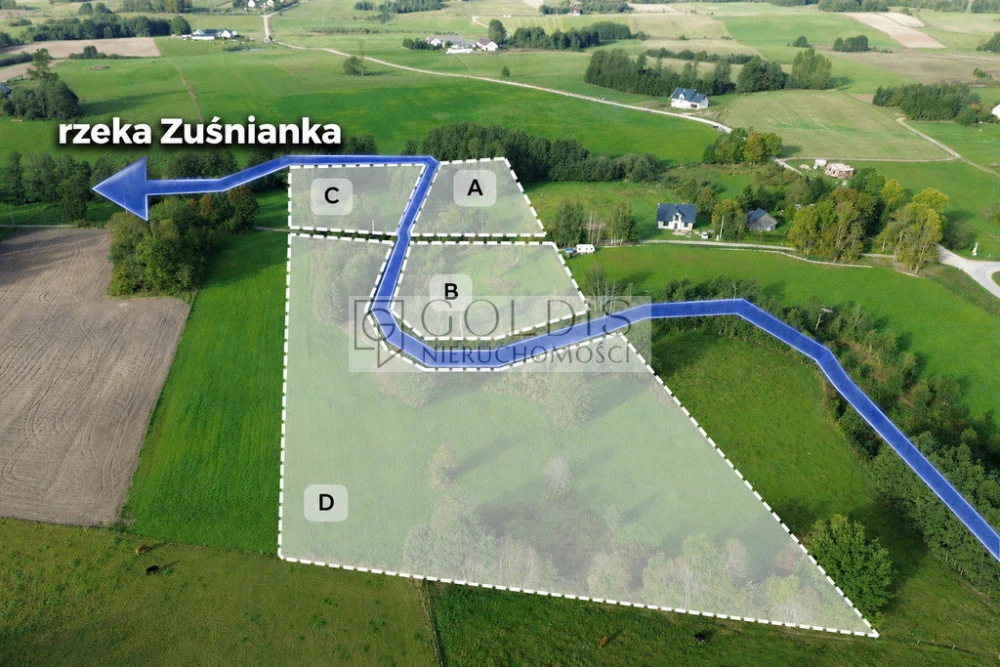 Działki z WZ i linią brzegową rzeki, koło Suwałk – zdjęcie 2