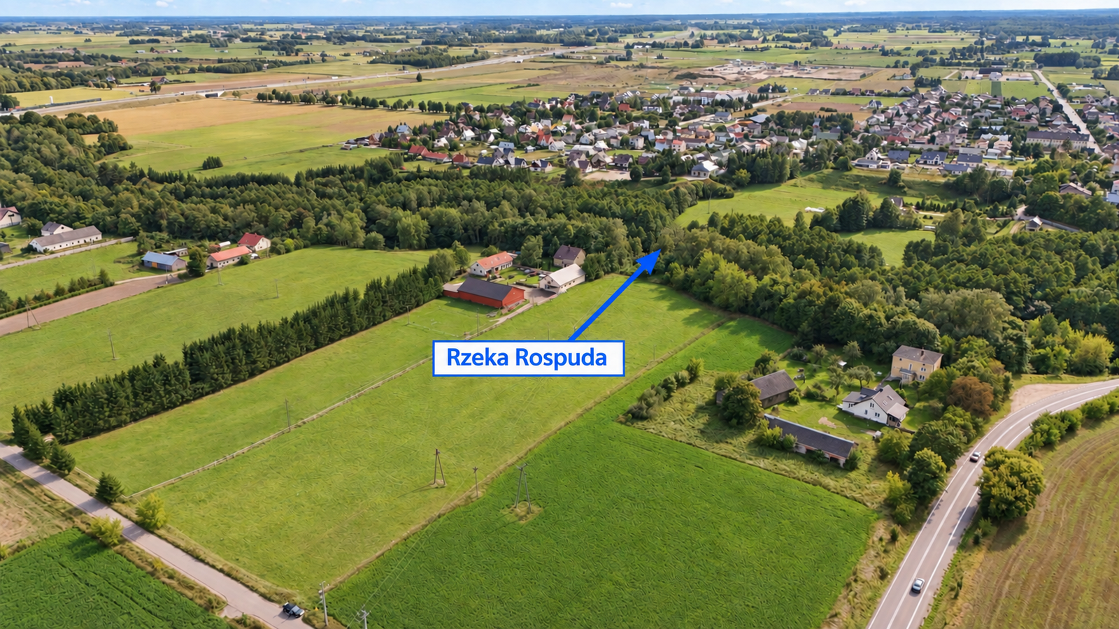 Działka budowlana z lasem i linią brzegową Rospudy. – zdjęcie 2
