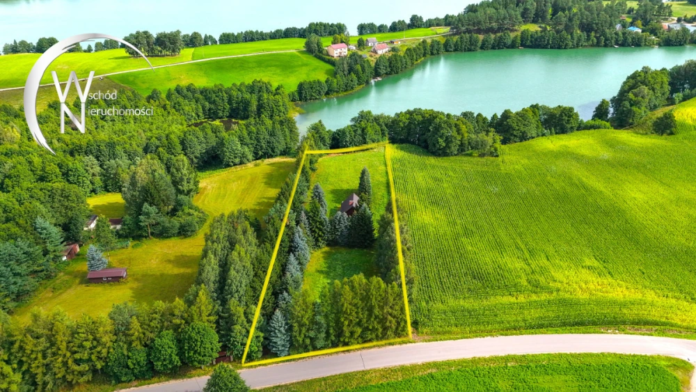 Działka z własną linią brzegową Jeziora Wysokie - wschodnieruchomosci