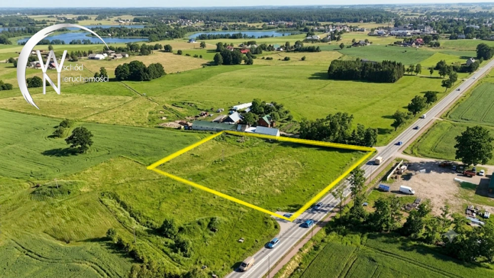 Działka inwestycyjna | MPZP | Trasa Sejny-Suwałki - wschodnieruchomosci